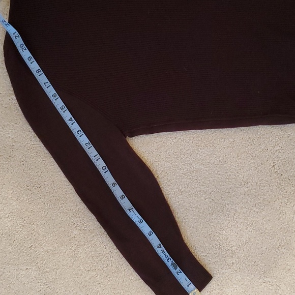 Loft V Neck Ribbed Back Sweater, Size MP - Picture 4 of 4
